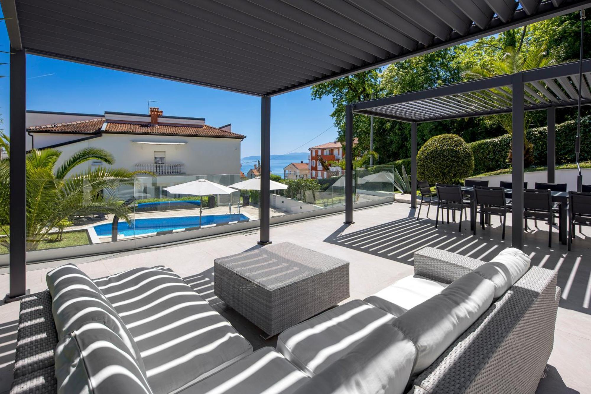 Villa Garden Apartment With Pool אופטיה מראה חיצוני תמונה